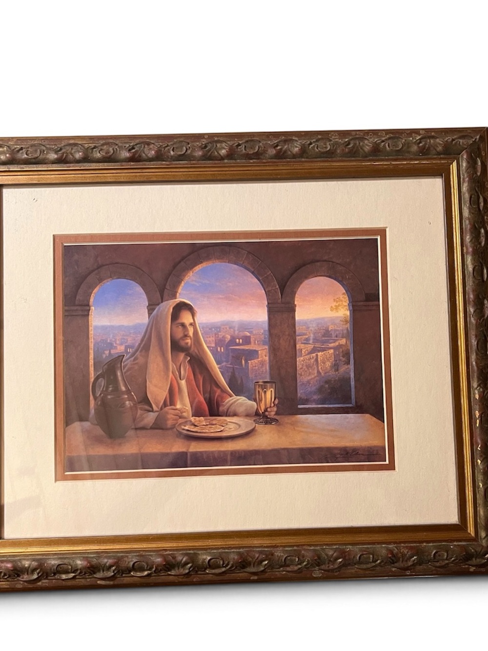 Greg Olsen "In Remembrance of Me" Framed Christian Art Print Jesus